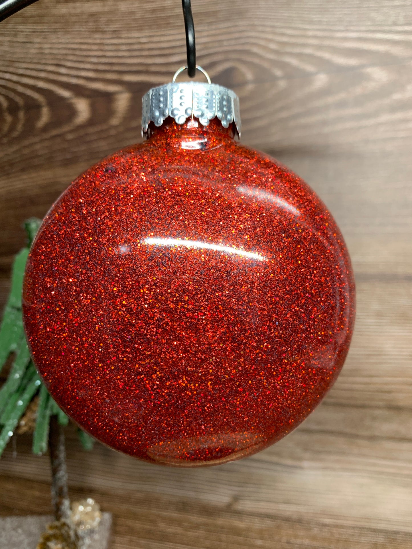 #16 Glittered Dot Art Ornament
