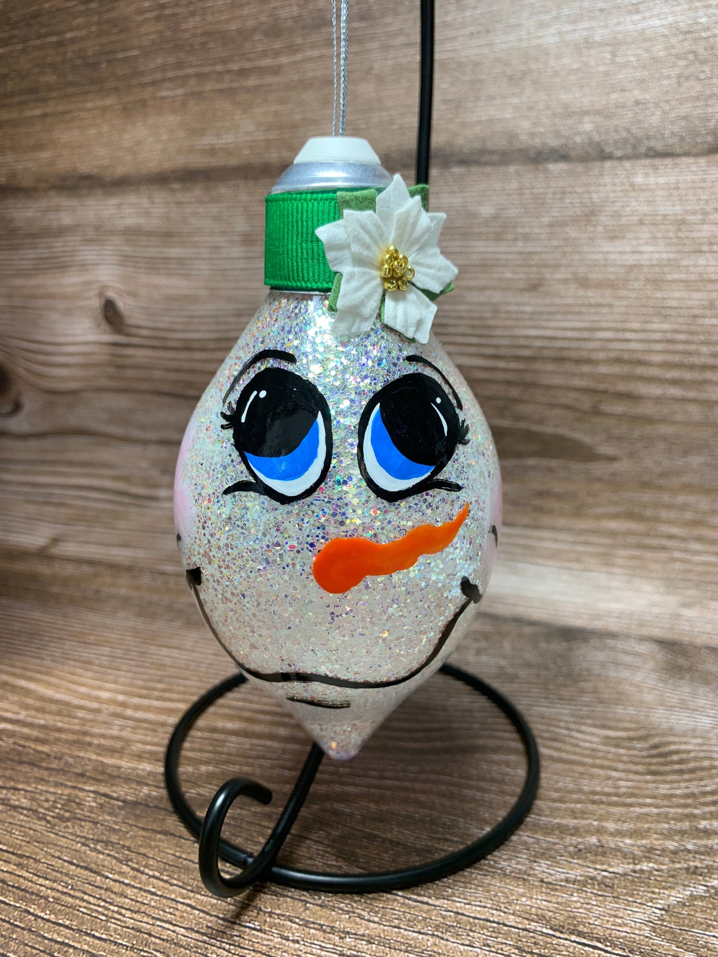 #10 Glittered Dot Art Ornament