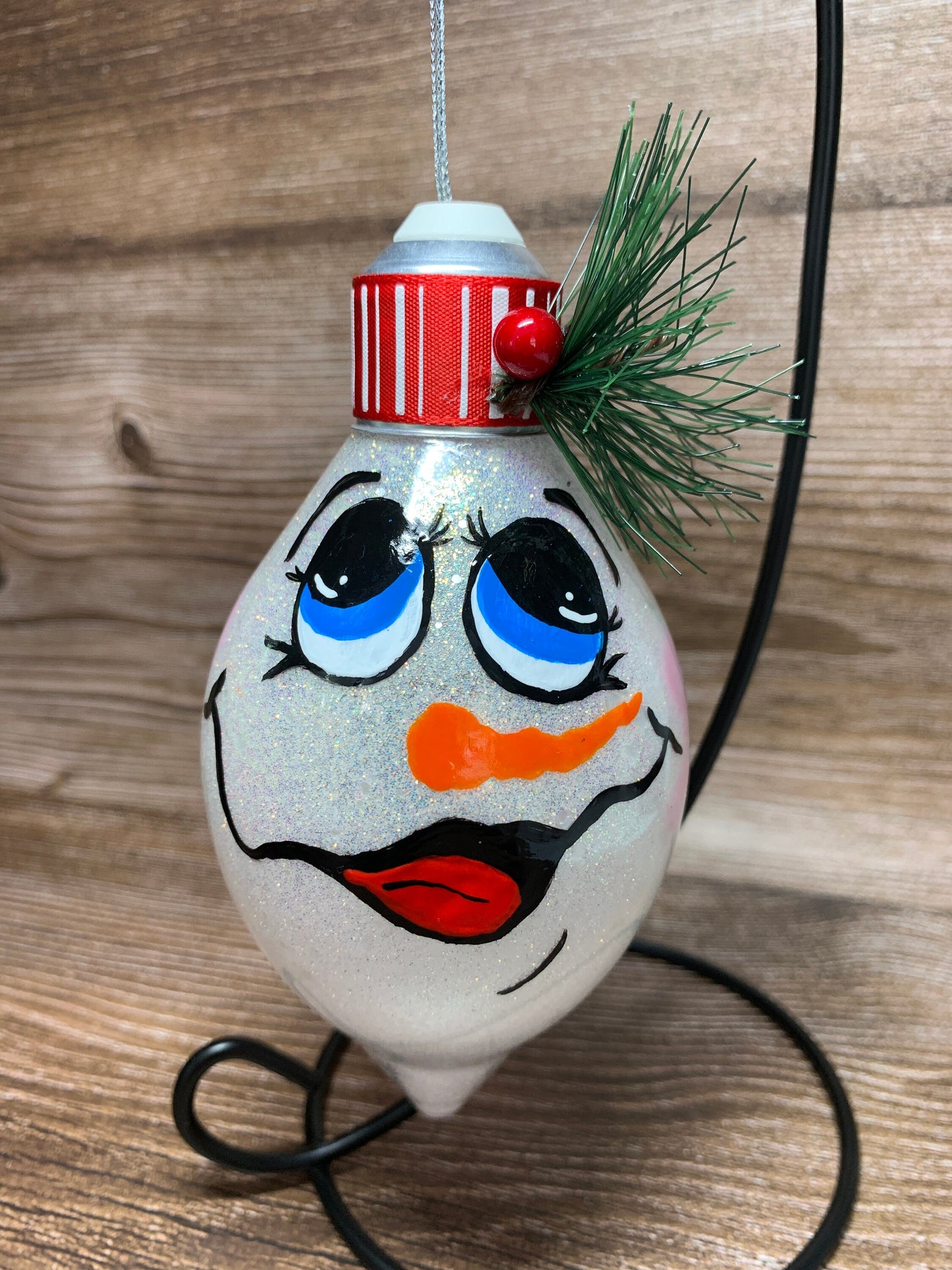 #10 Glittered Dot Art Ornament