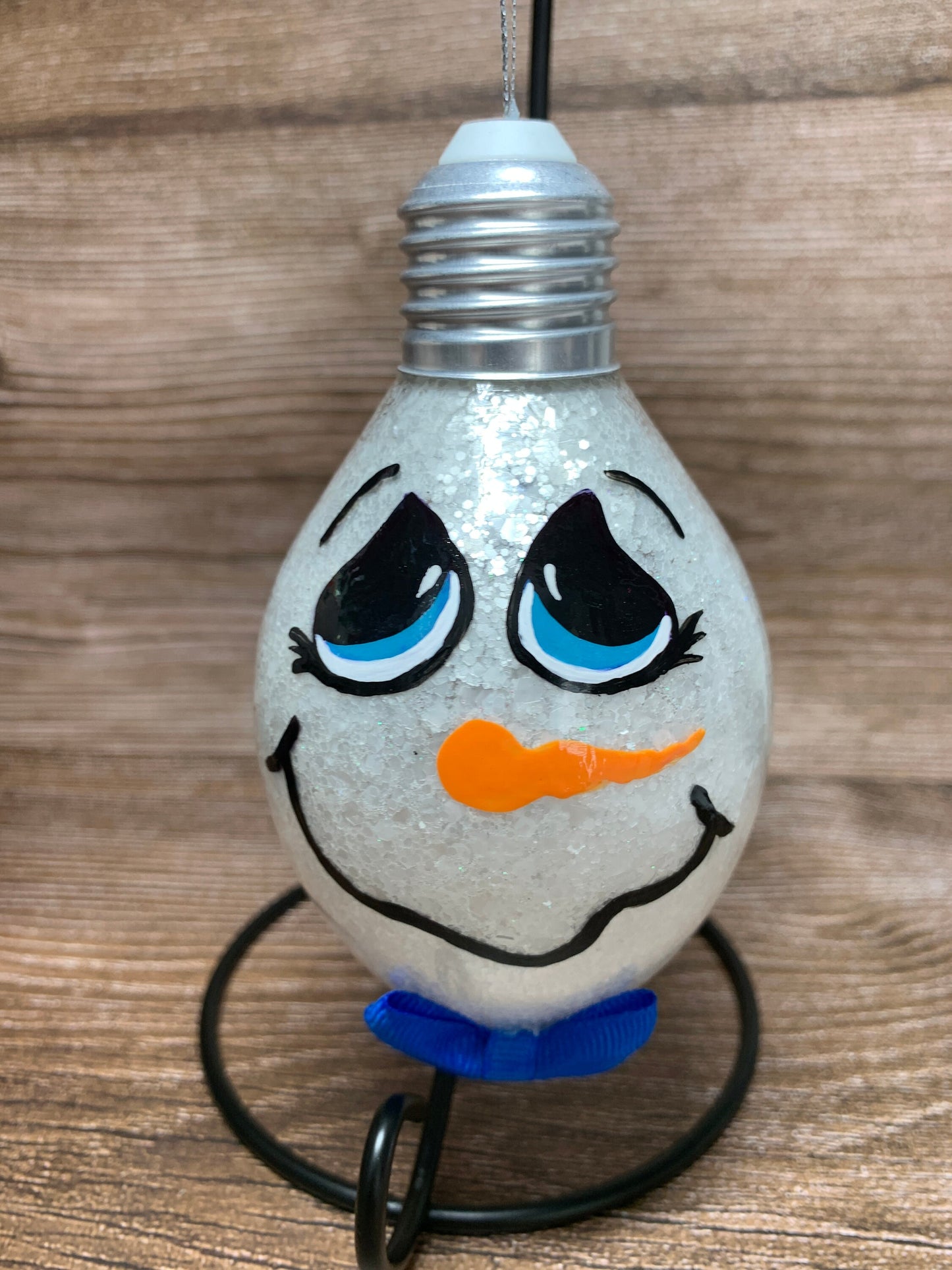 #10 Glittered Dot Art Ornament