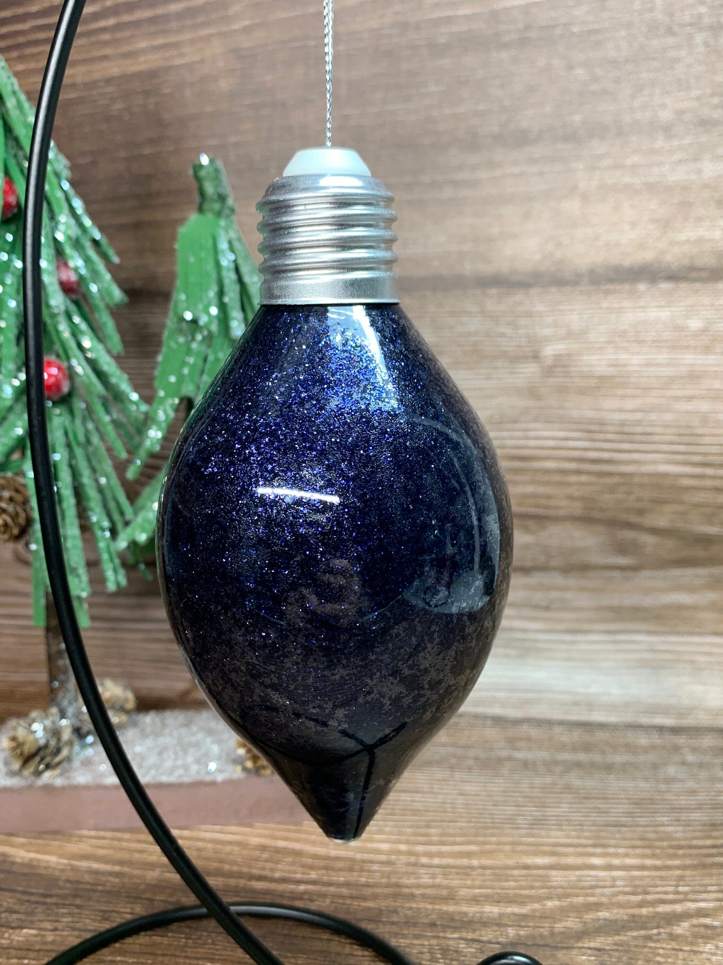 #38 Glittered Dot Art Ornament