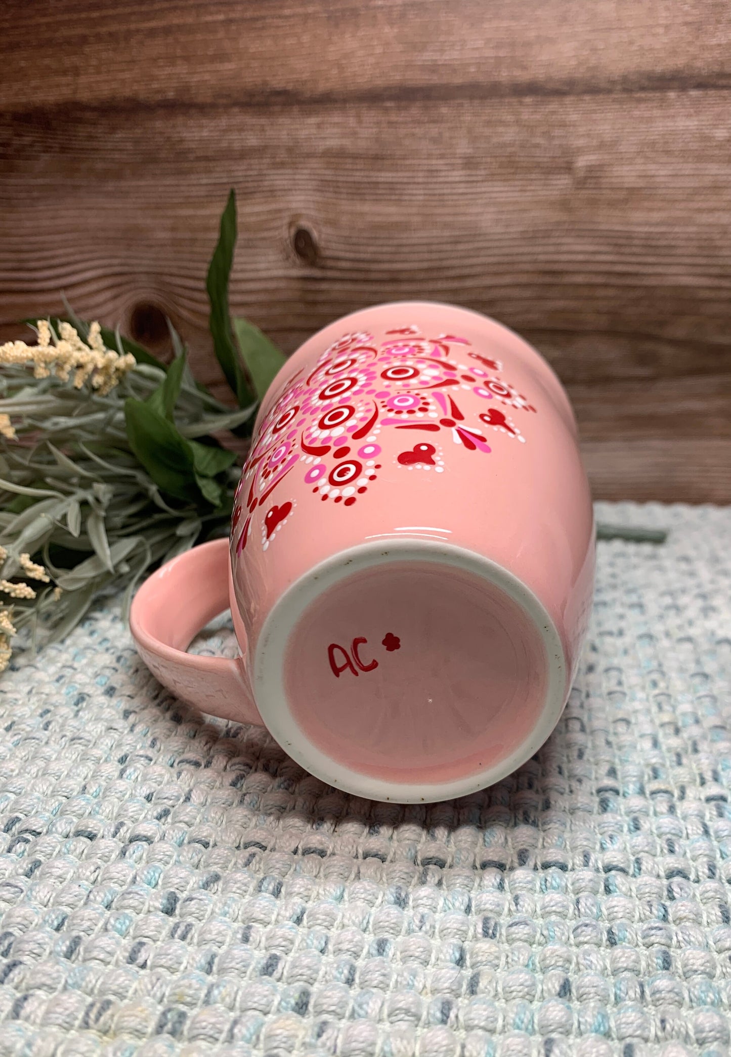 Hand Dotted Coffee Or Tea Cup