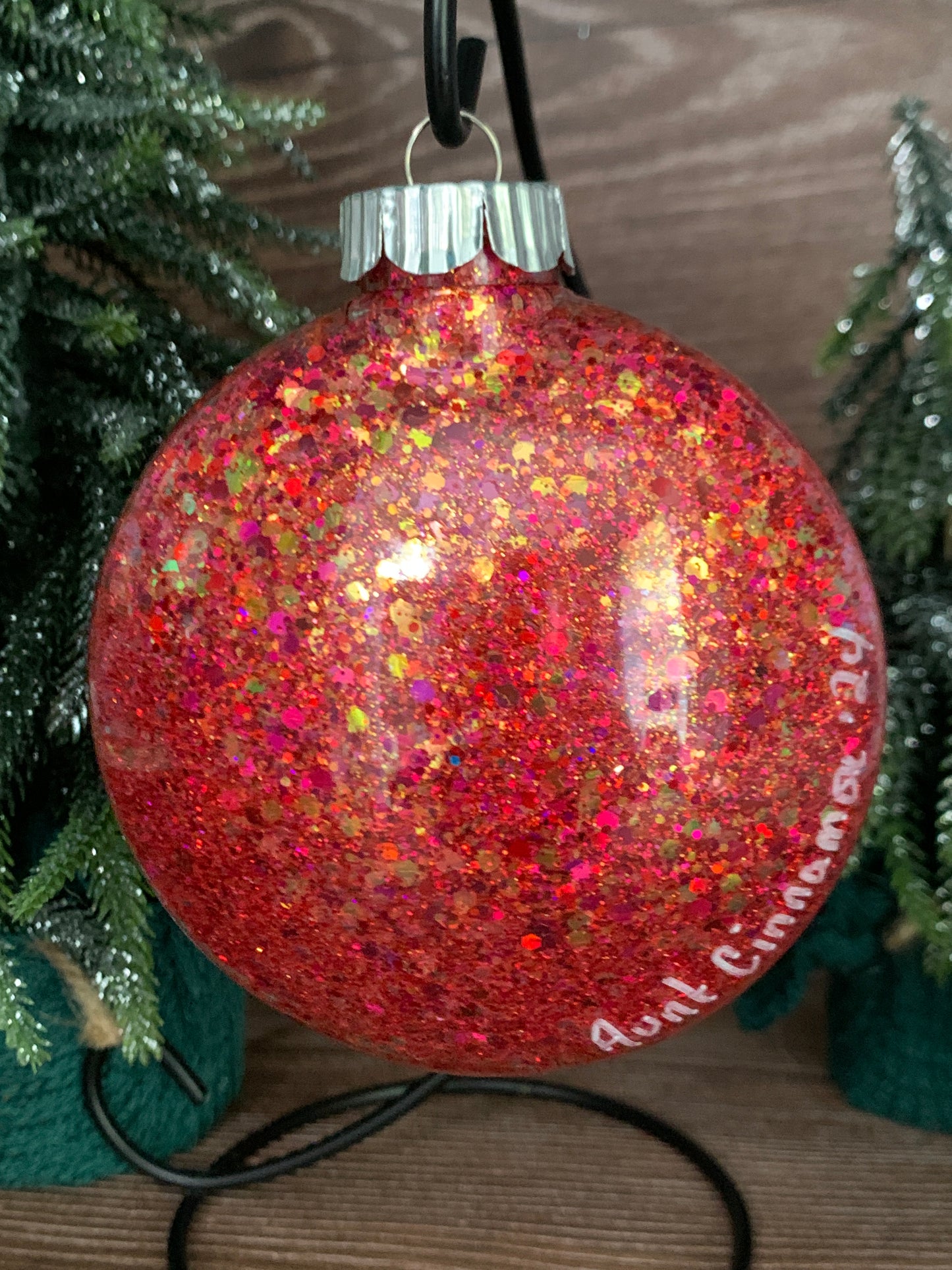 #150 Glittered Ornament