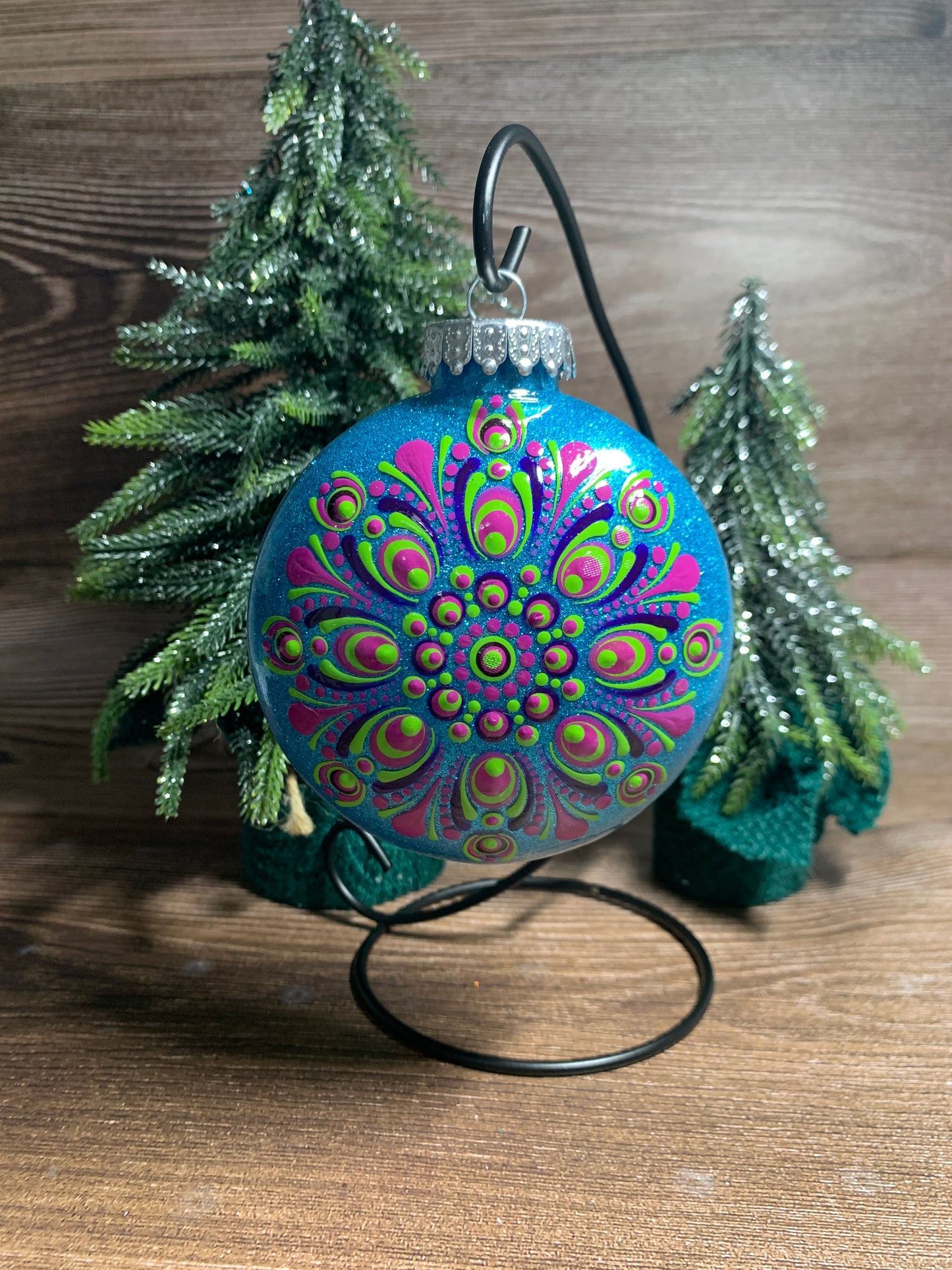 #165 Glittered Ornament