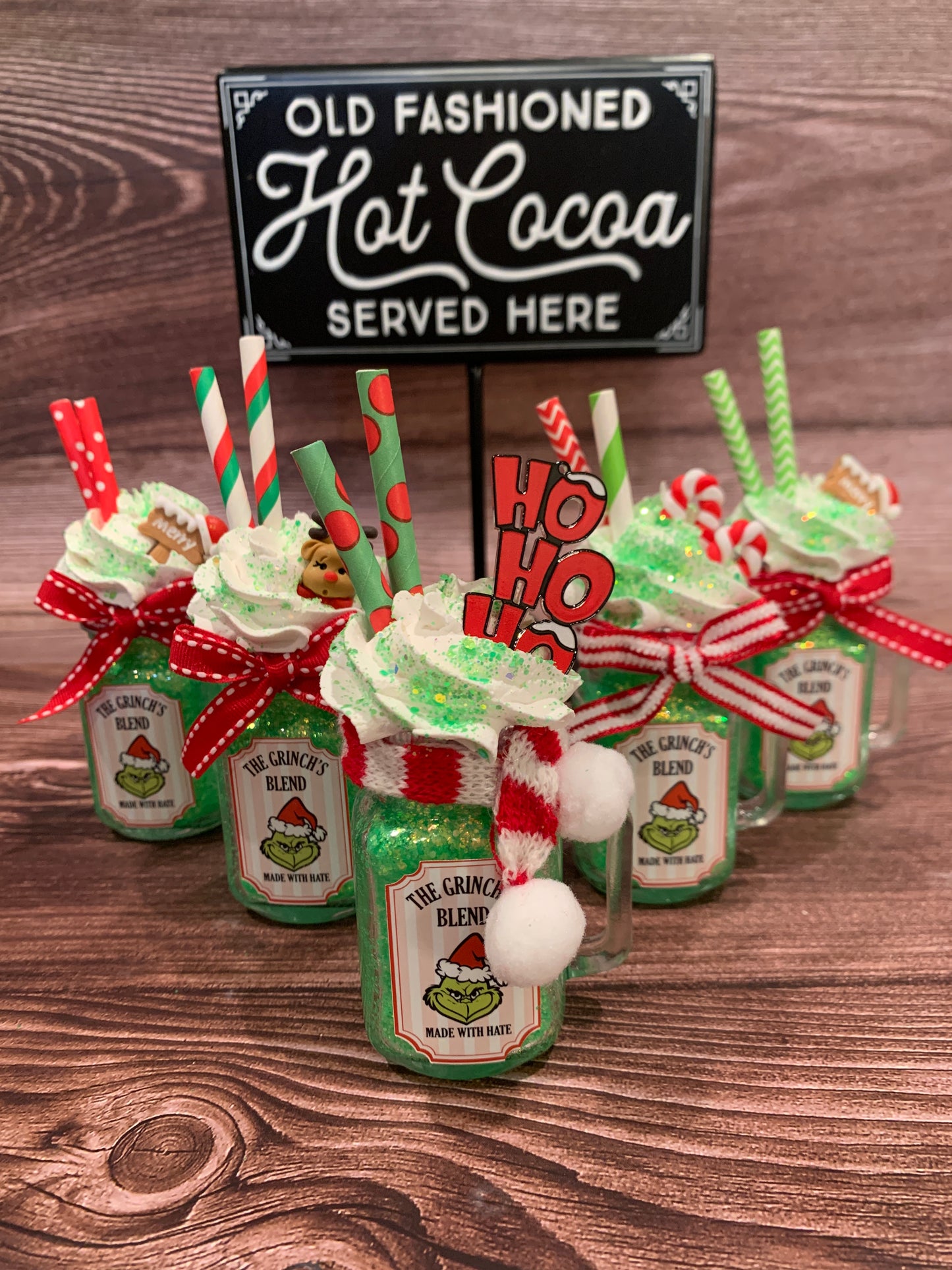 Green Man Mason Jar Minis Group 4