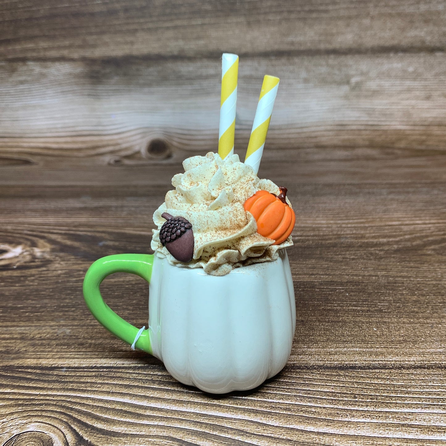 Fall White Pumpkin Mini Mugs