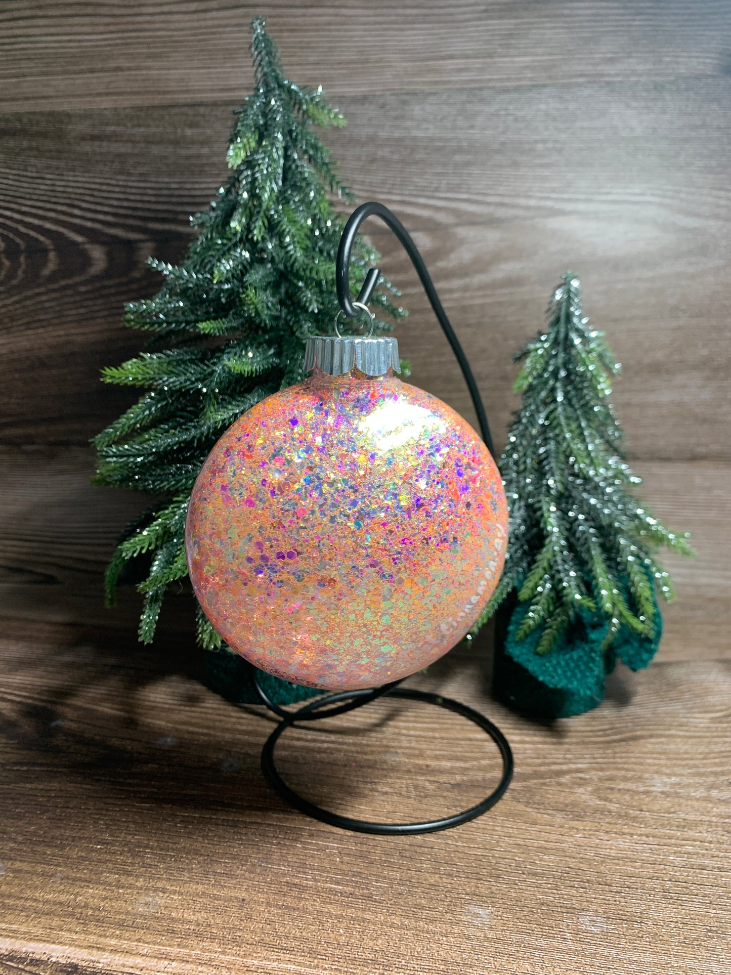 #167 Glittered Ornament