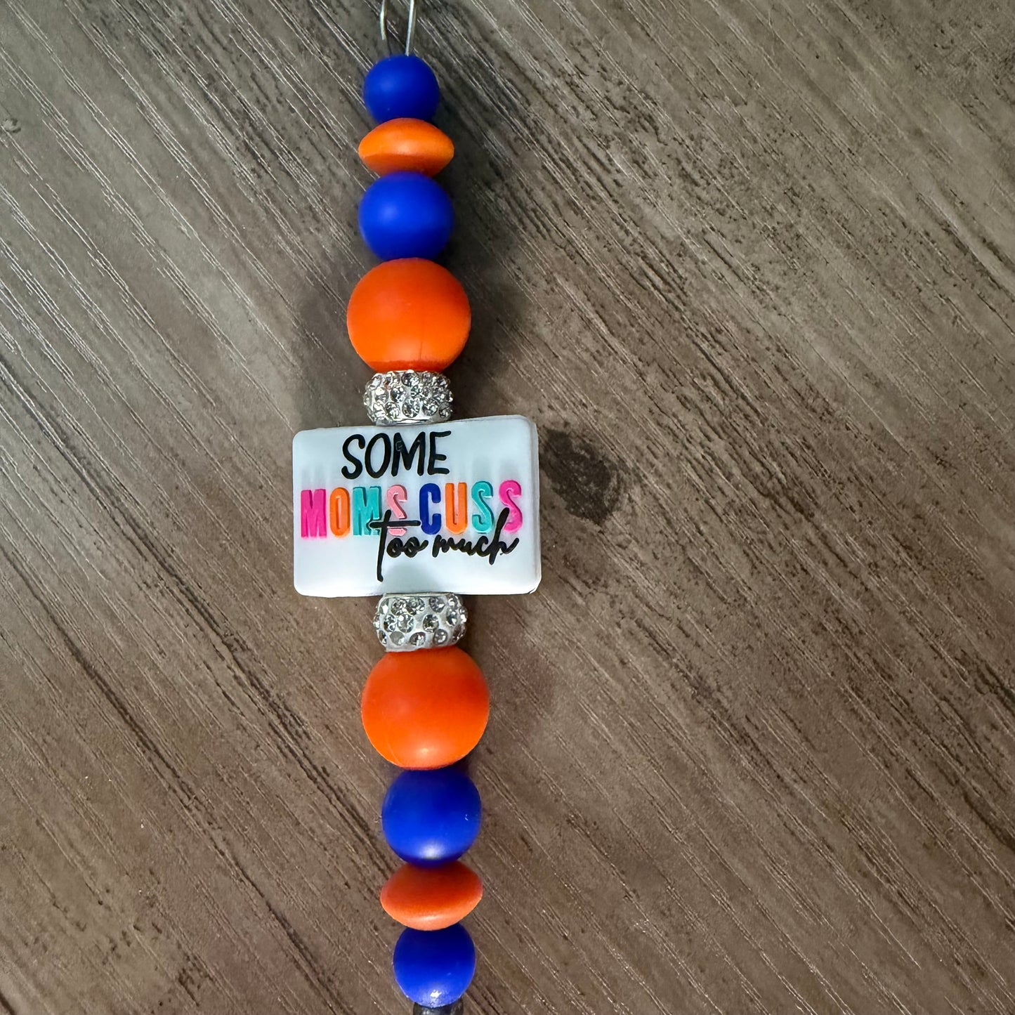 Beaded straw cleaner
