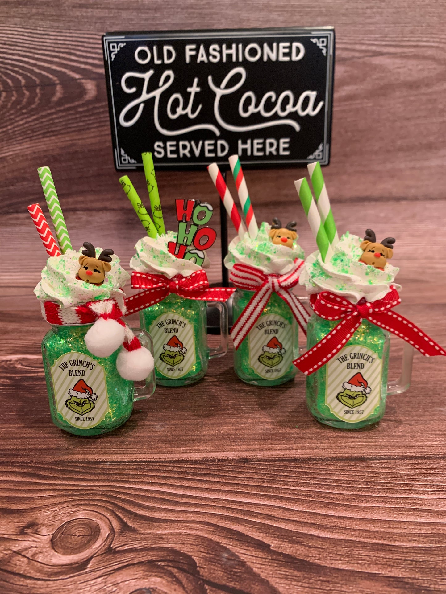 Green Man Mason Jar Minis Group 2