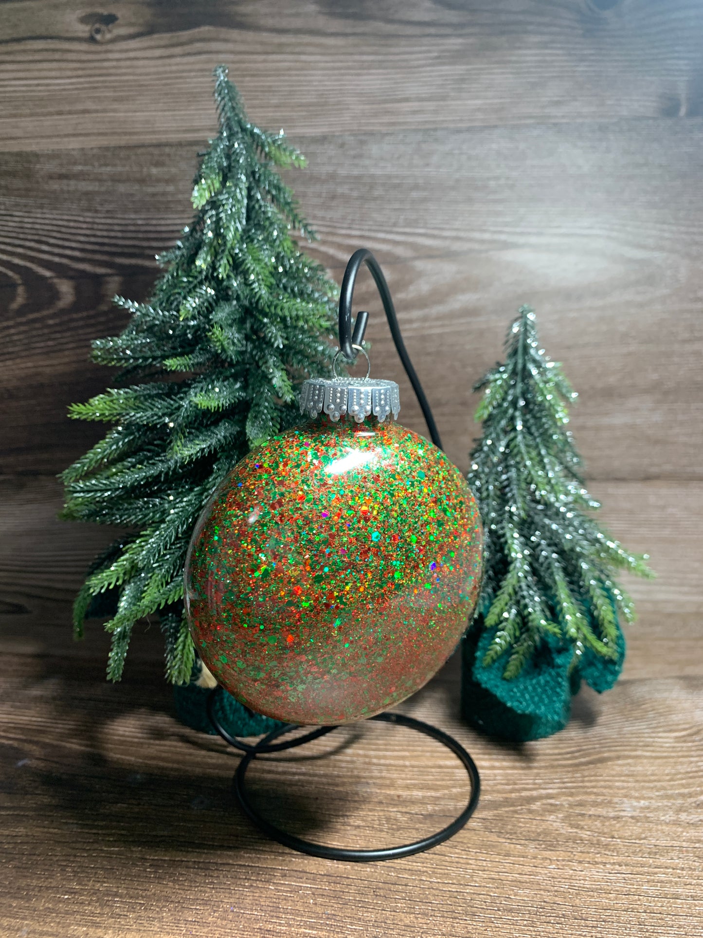 #164 Glittered Ornament