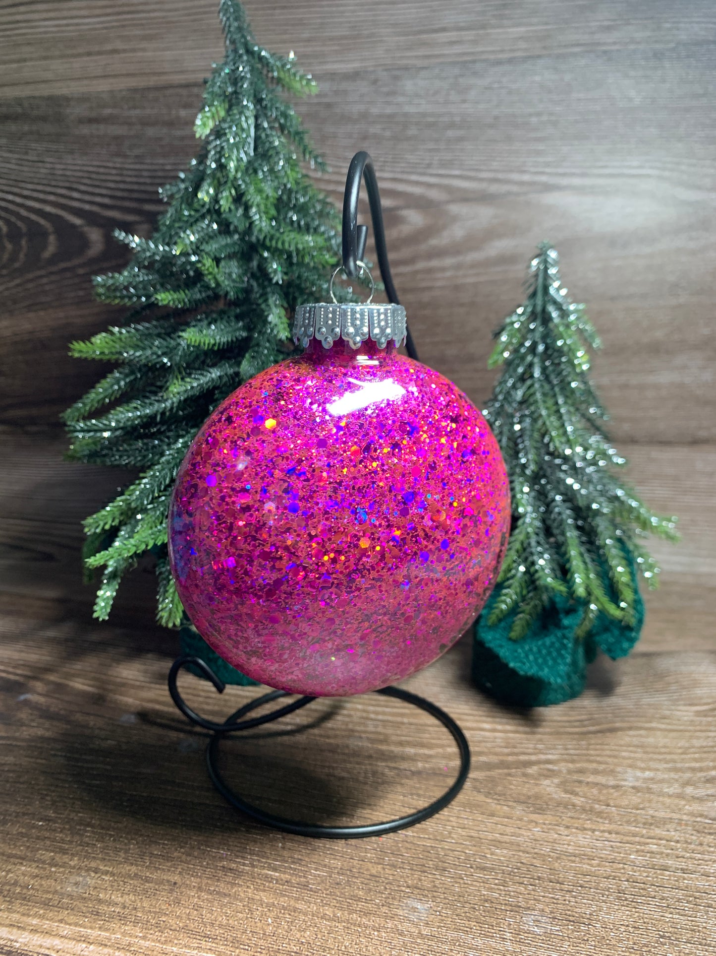 #158 Glittered Ornament