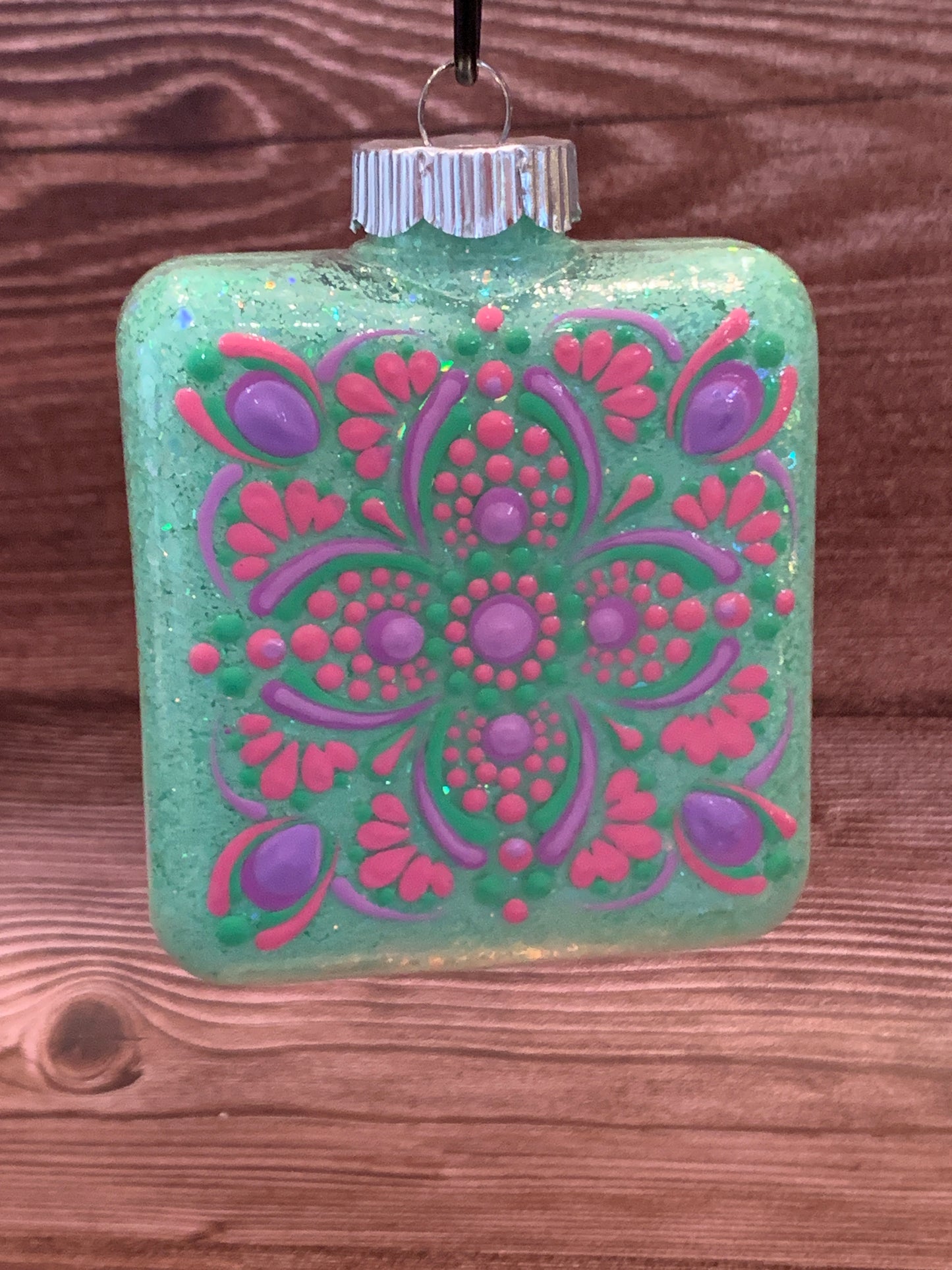 #134 Glittered Ornament