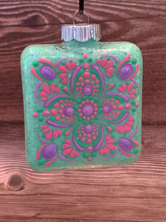 #134 Glittered Ornament