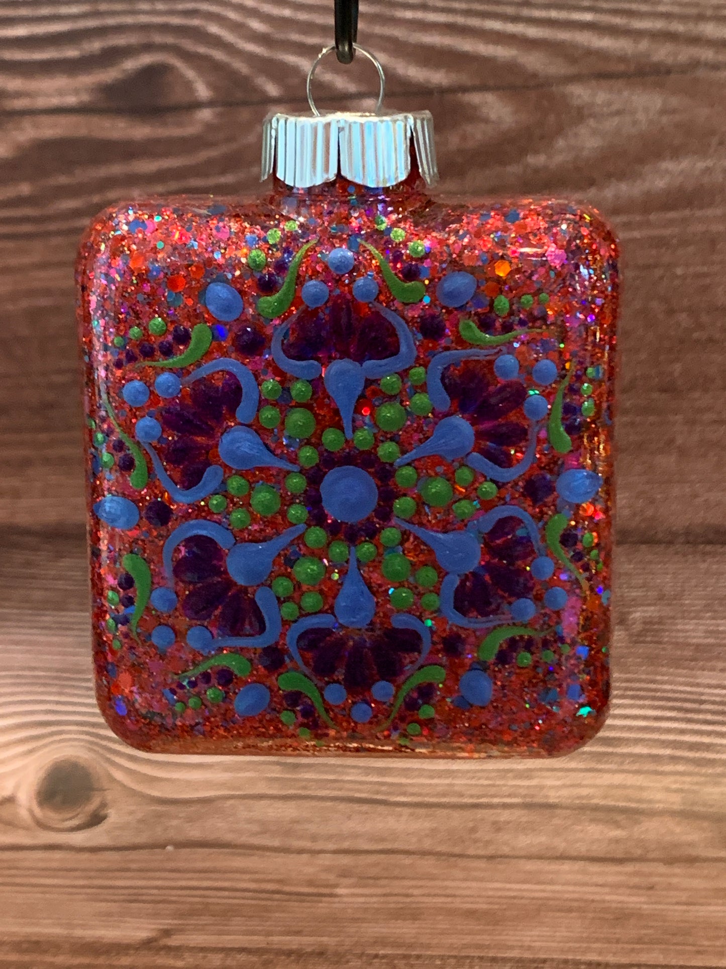 #169 Glittered Ornament