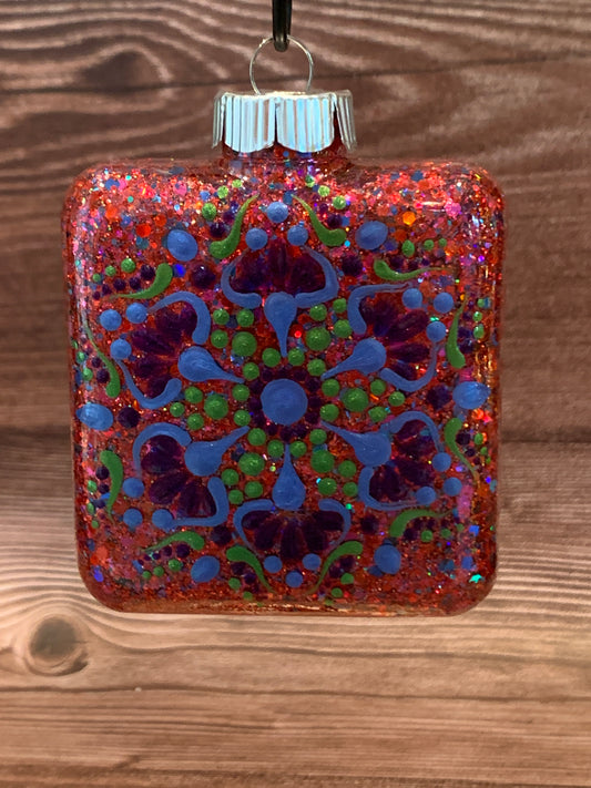#169 Glittered Ornament