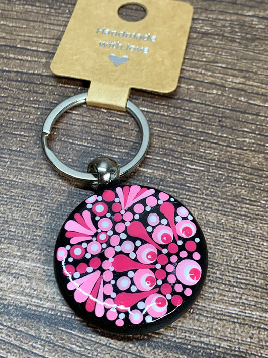 KC#4 Dot Art Keychain