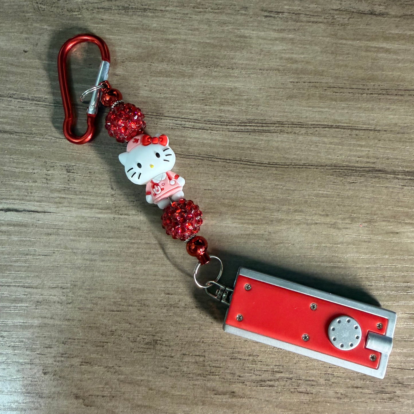 Keychain purse, flashlight
