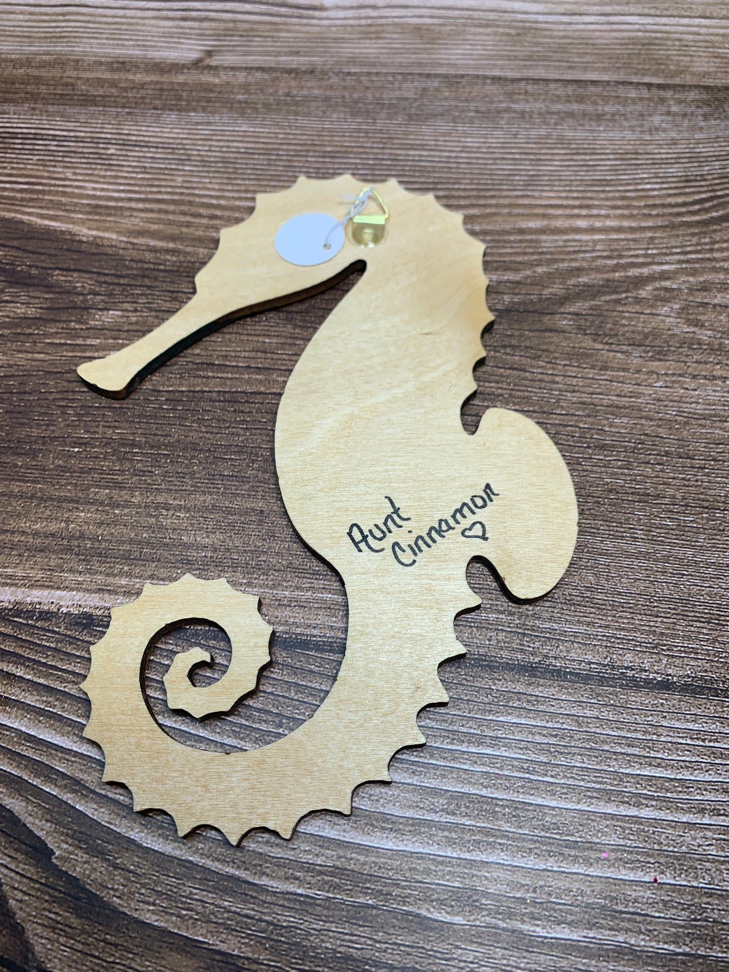 Seahorse wall hanging