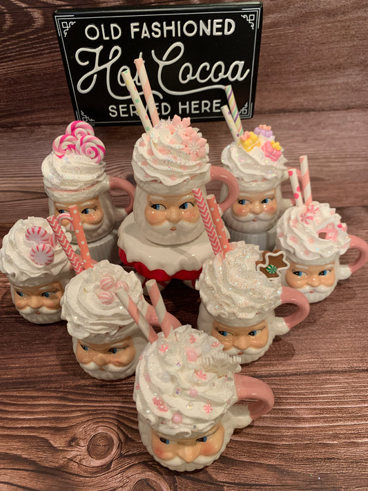 Pink Santa Mini Mug
