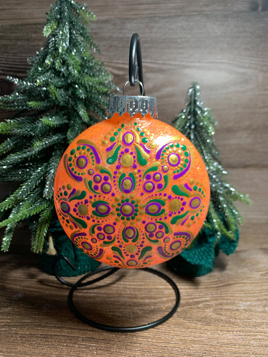#168 Glittered Ornament