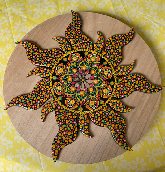 *Reserved Custom Sun Mandala*