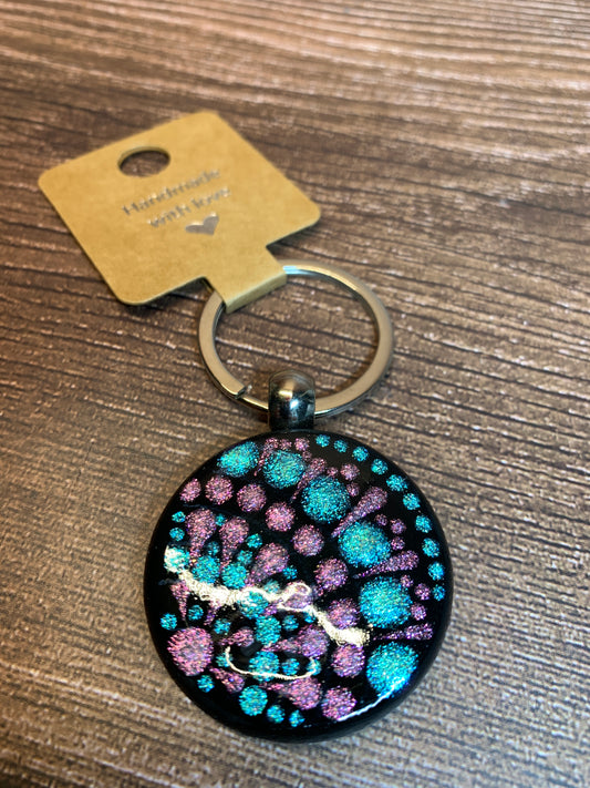 KC#28 Dot Art Keychain