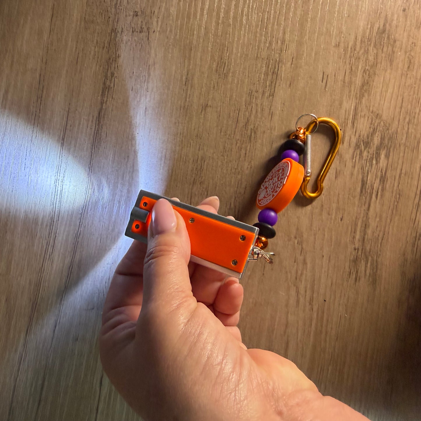 Keychain purse, flashlight