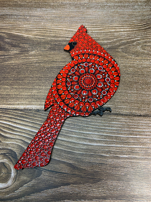 Cardinal Dot Art Wall Decor