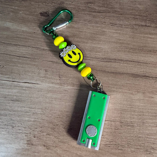 Keychain purse, flashlight
