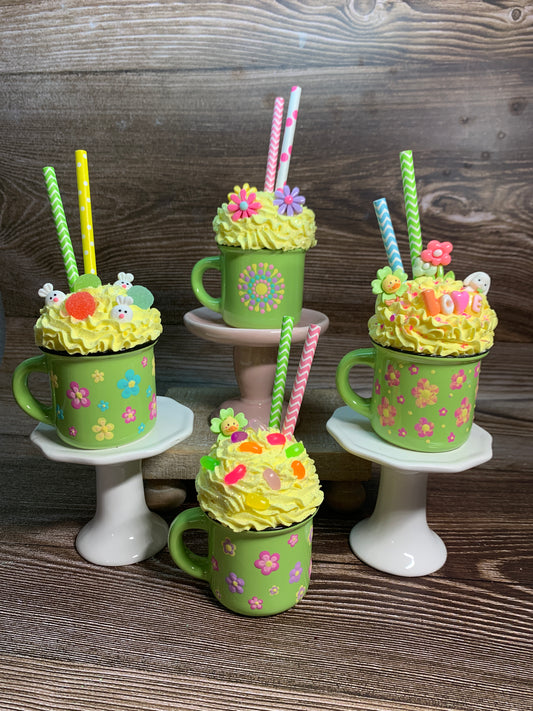 Apple Green Easter Mini Mugs