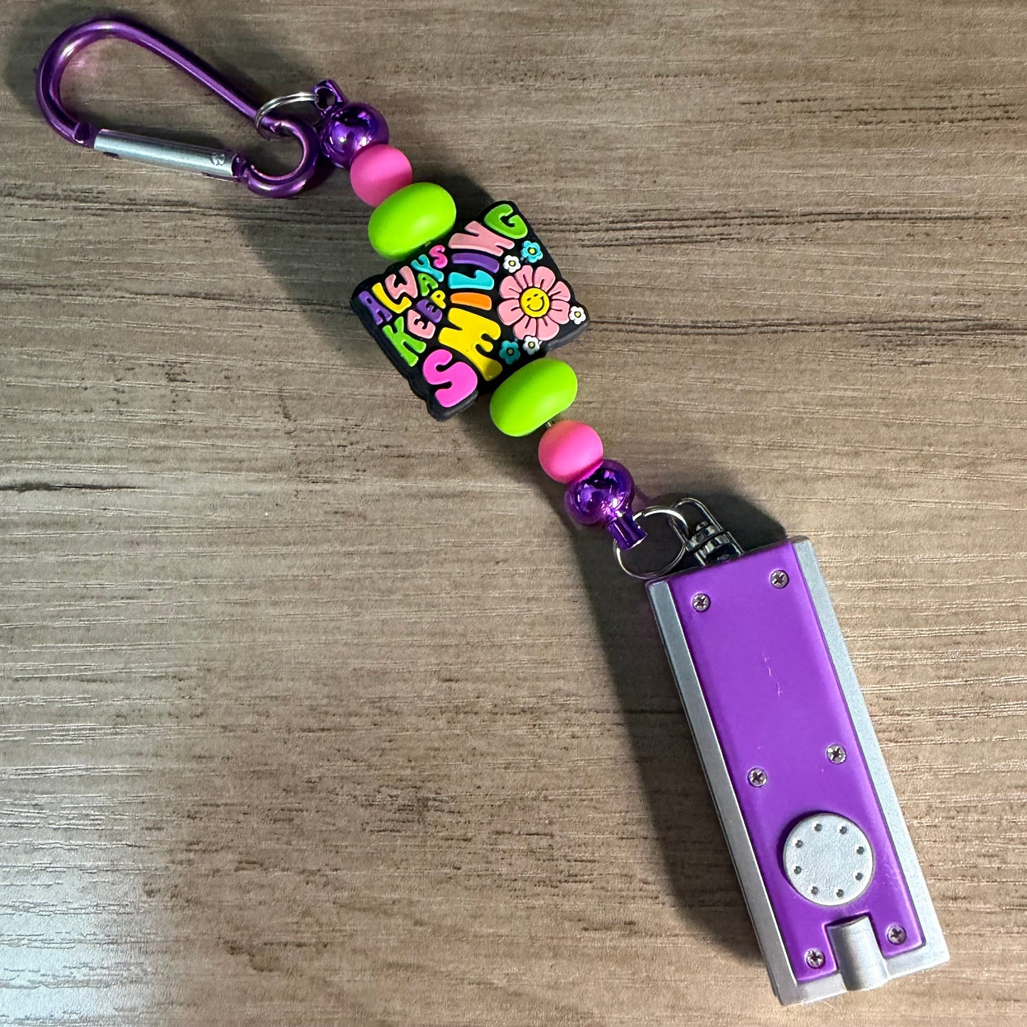 Keychain purse, flashlight