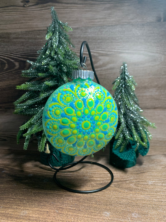 #163 Glittered Ornament