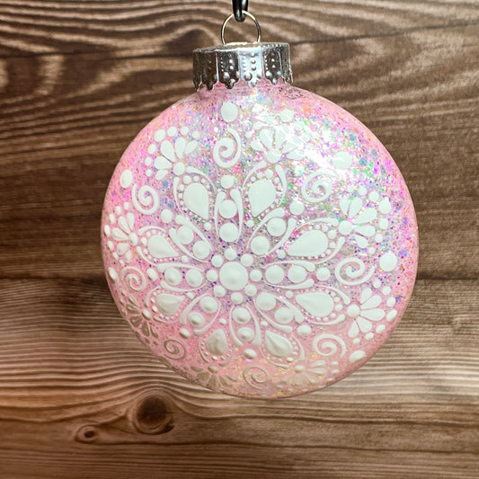 #210 Glittered Ornament