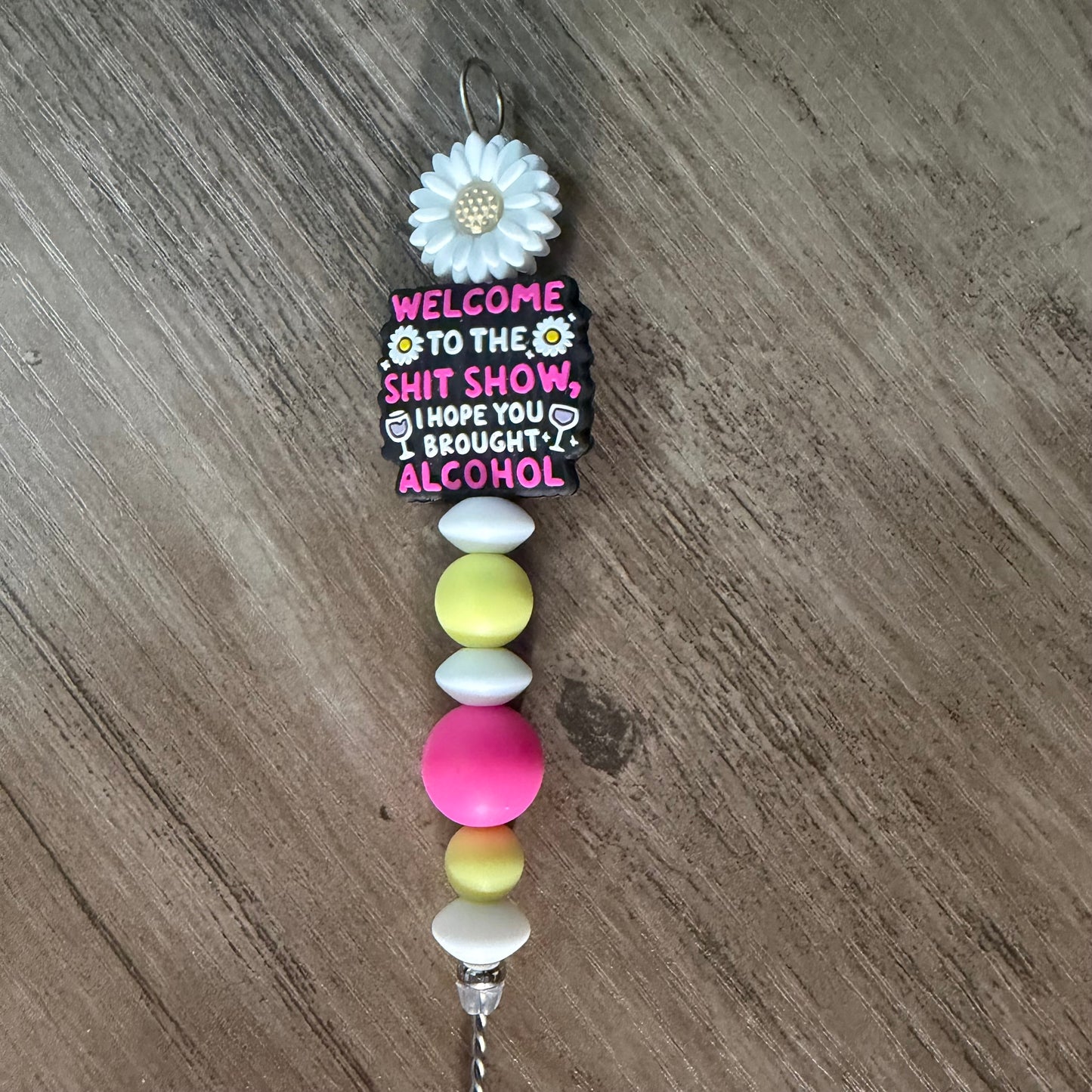Beaded straw cleaner