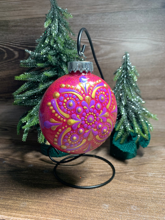 #161 Glittered Ornament