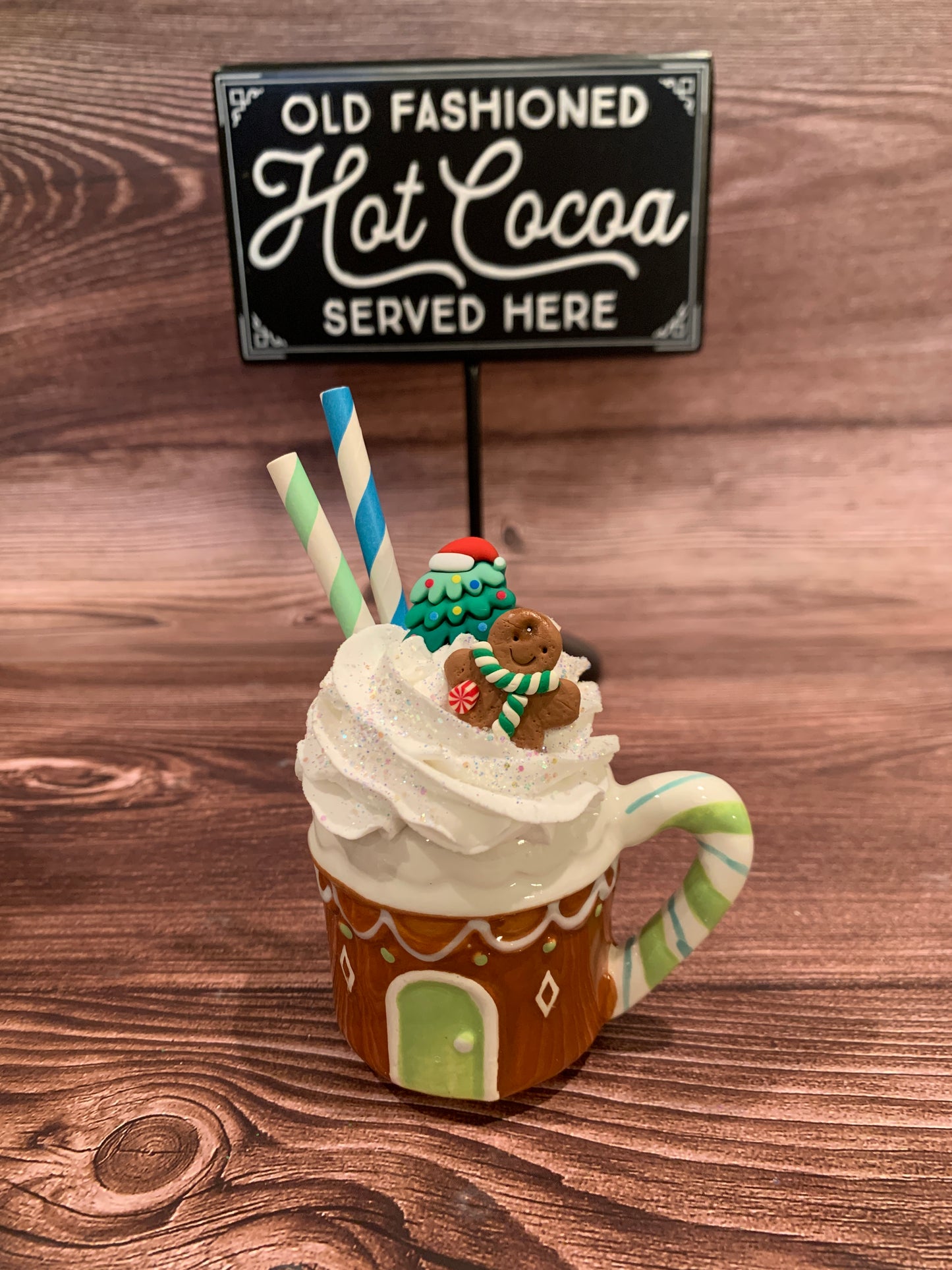 Green Gingerbread Mini Mug