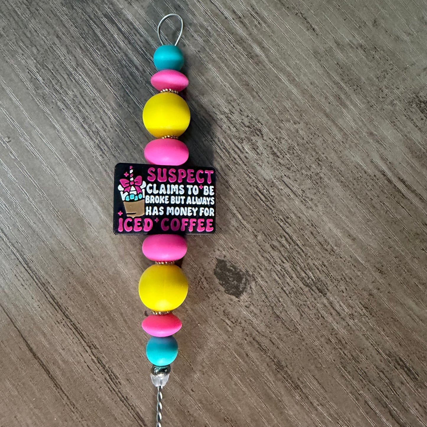 Beaded straw cleaner