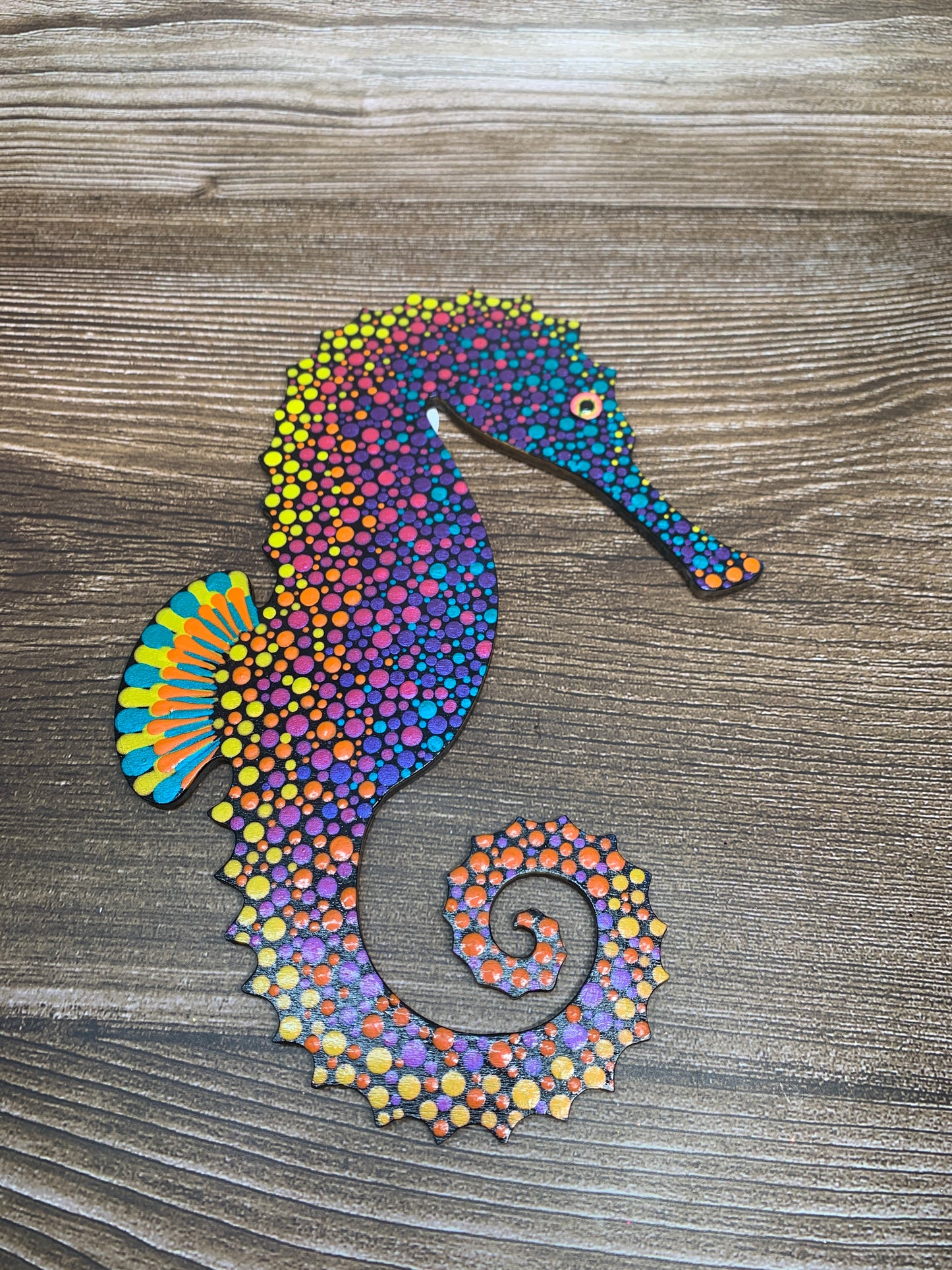 Seahorse wall hanging