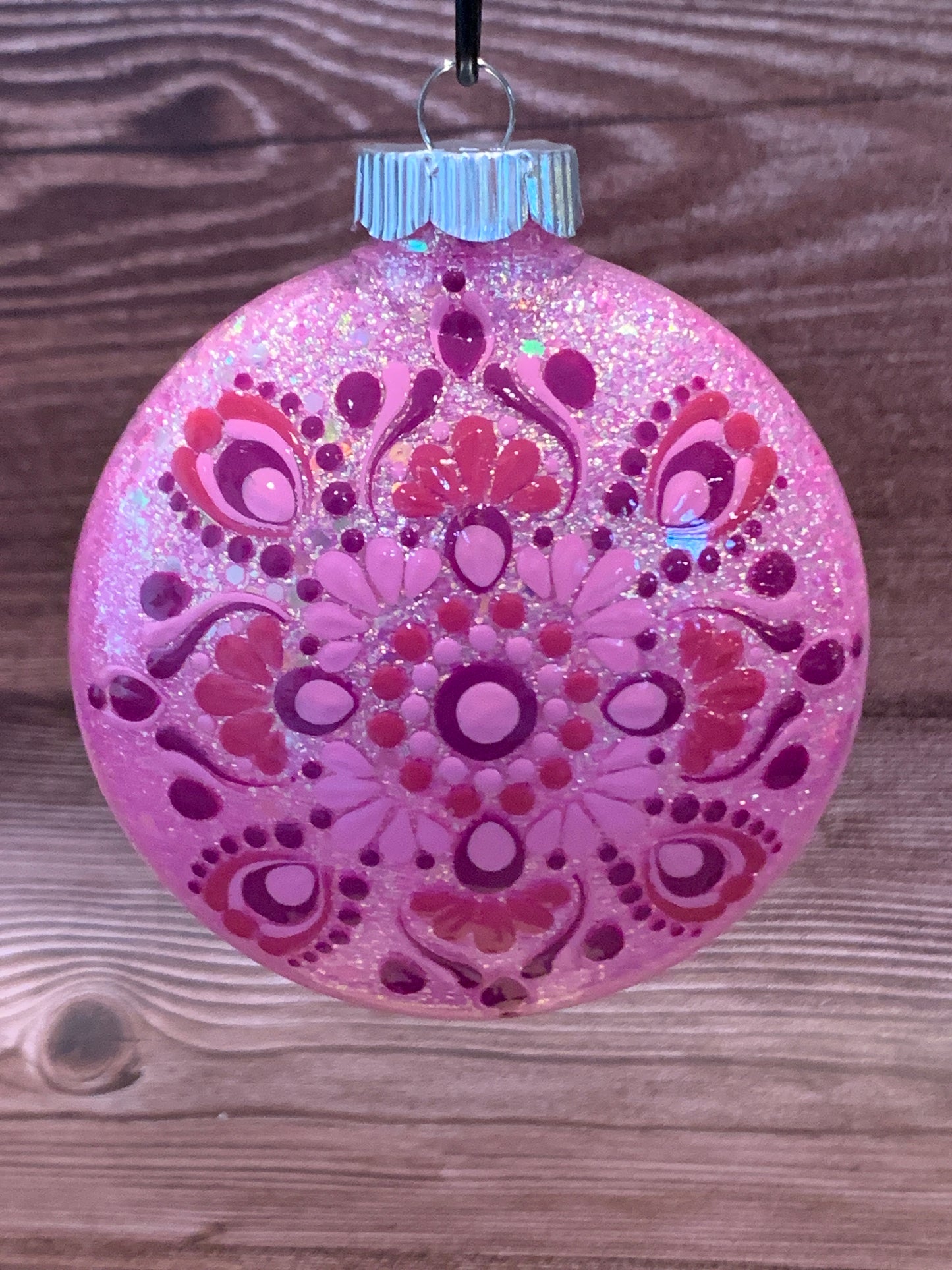 #188 Glittered Ornament