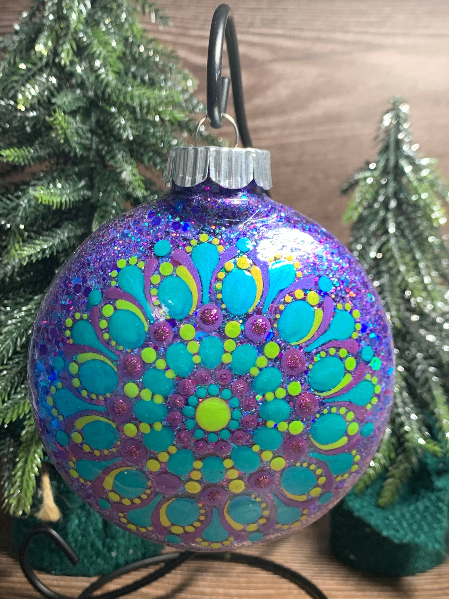 #160 Glittered Ornament