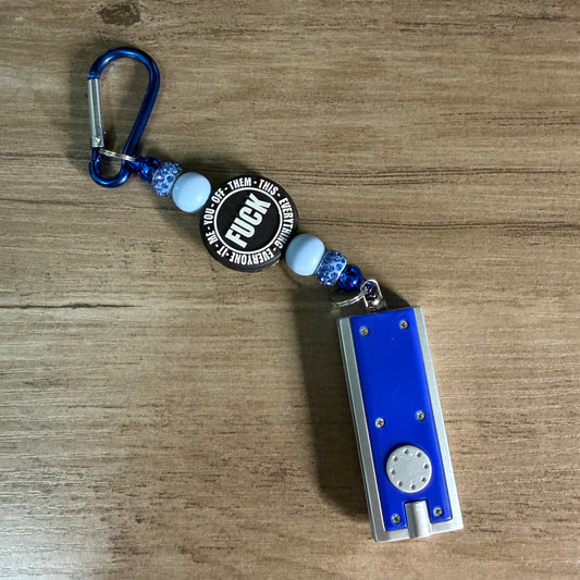 Keychain purse, flashlight