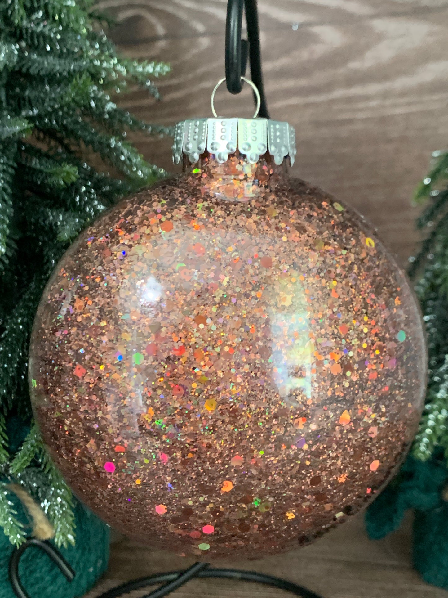 #146 Glittered Ornament
