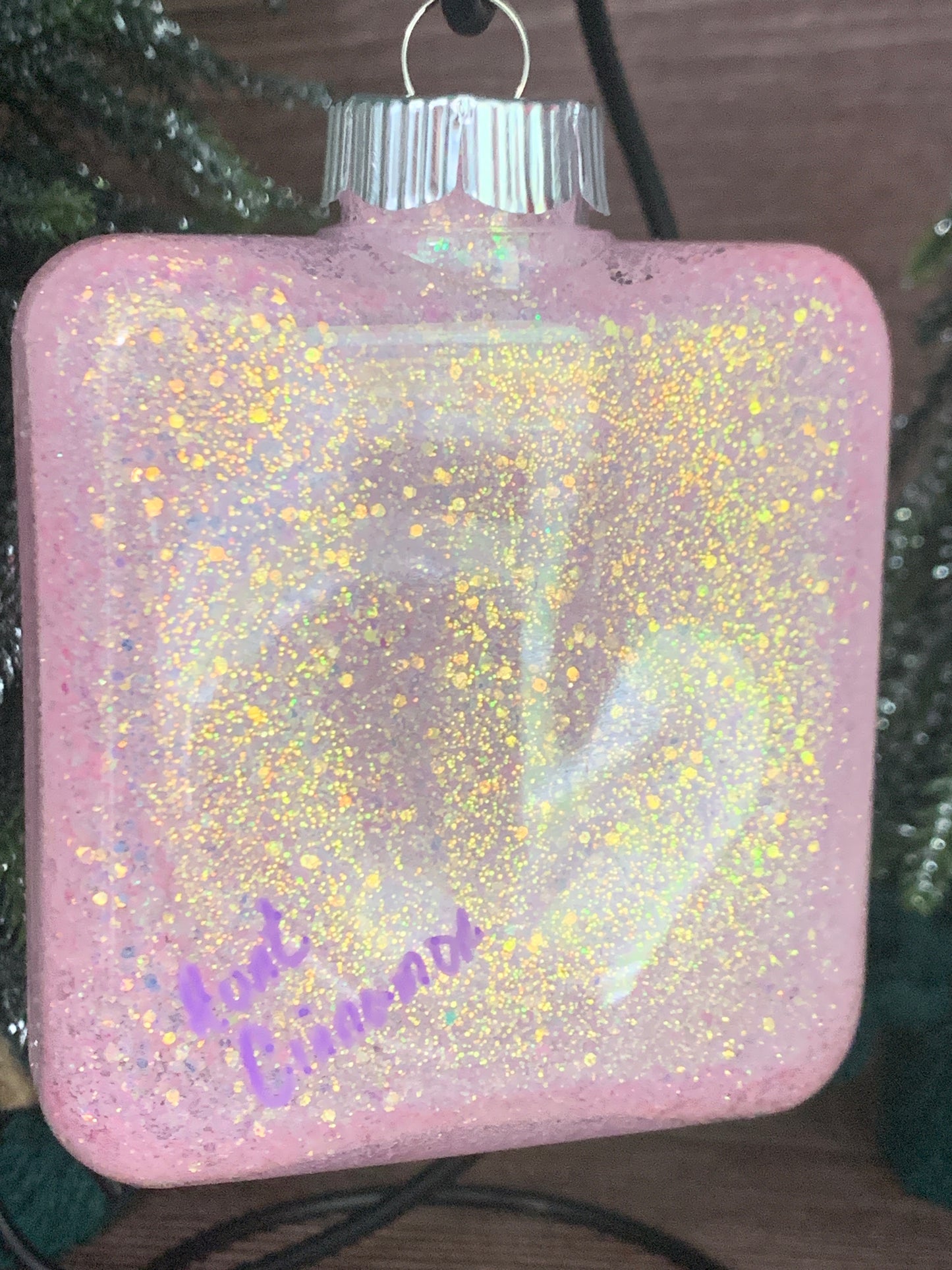 #142 Glittered Ornament