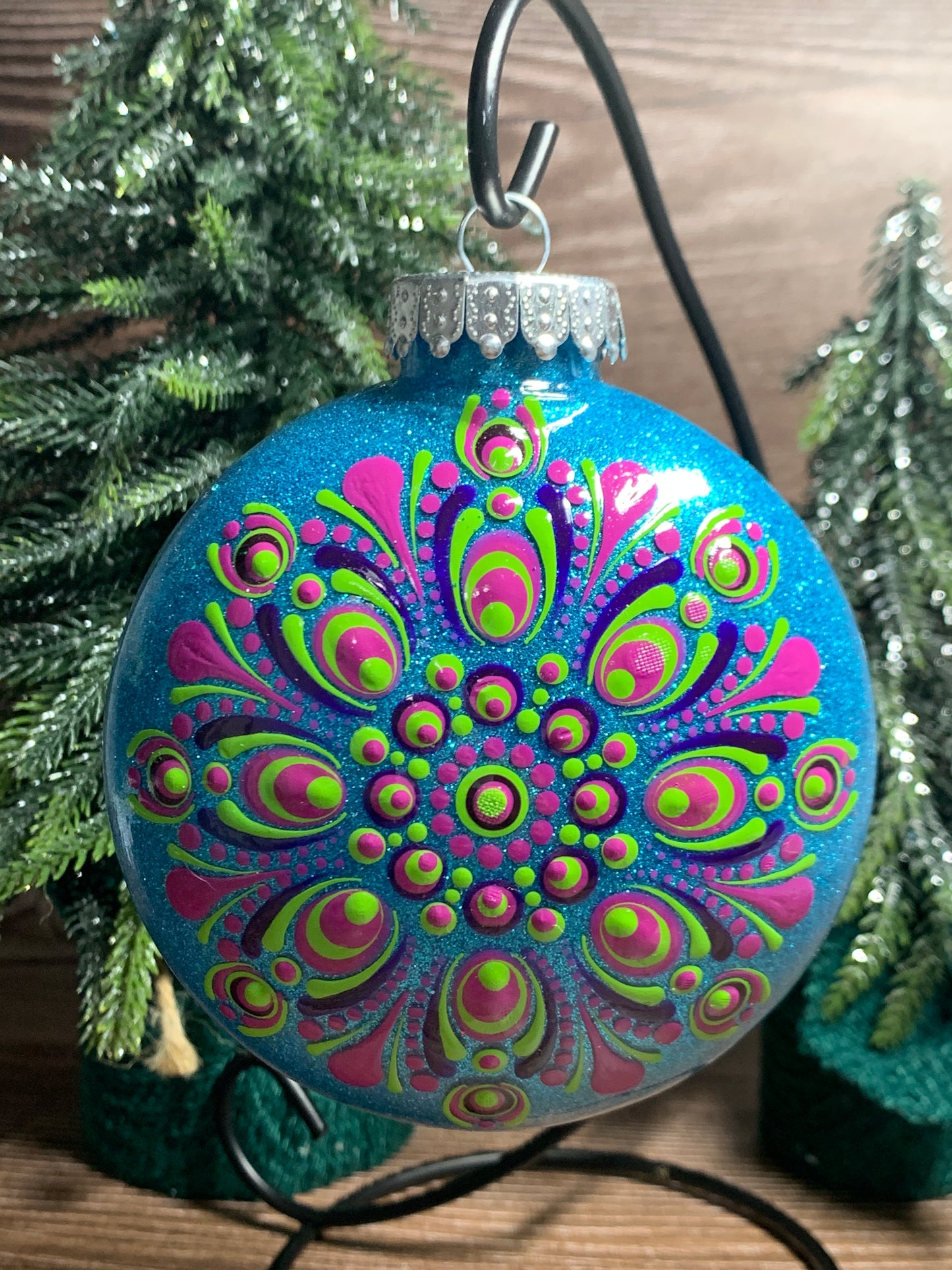 #165 Glittered Ornament