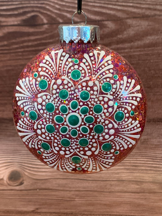 #183 Glittered Ornament