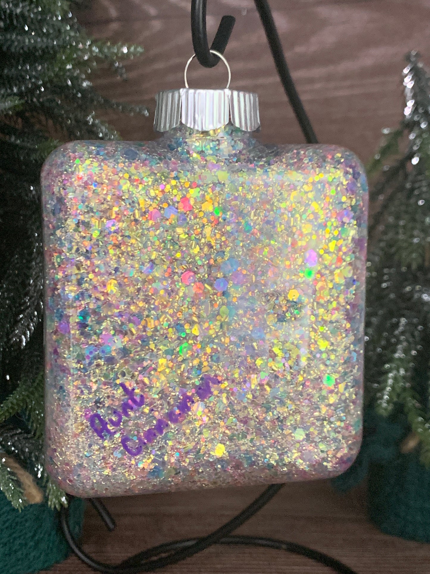 #139 Glittered Ornament