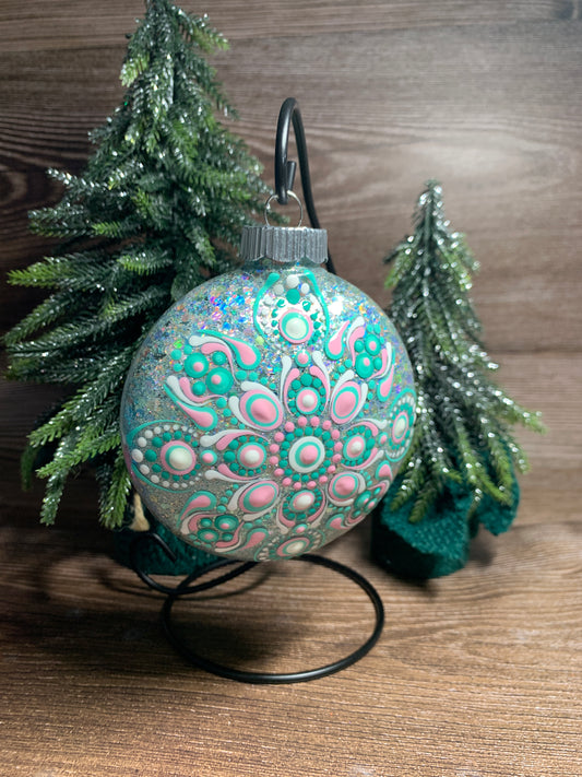 #162 Glittered Ornament