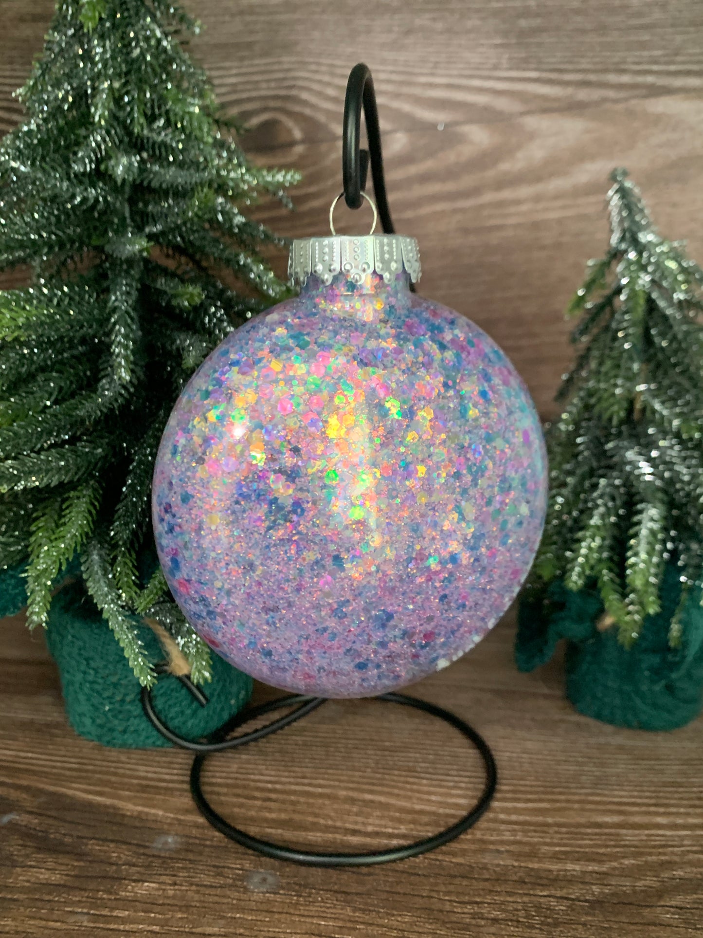 #145 Glittered Ornament
