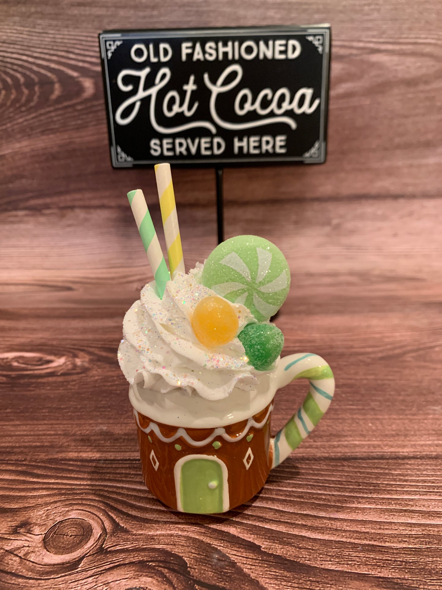 Green Gingerbread Mini Mug