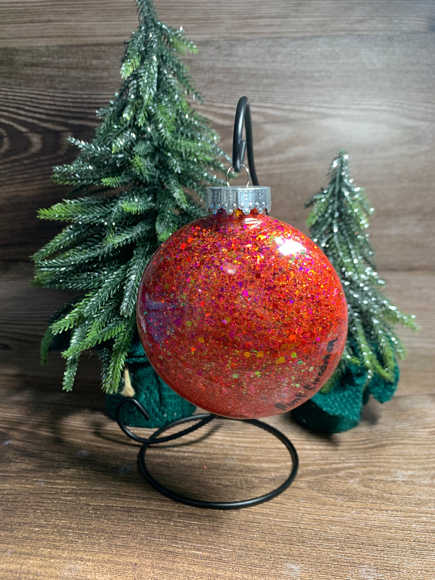 #154 Glittered Ornament